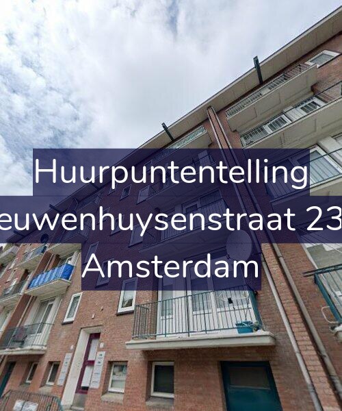 Foto gevel Huurpuntentelling voor Nieuwenhuysenstraat 23-3, Amsterdam