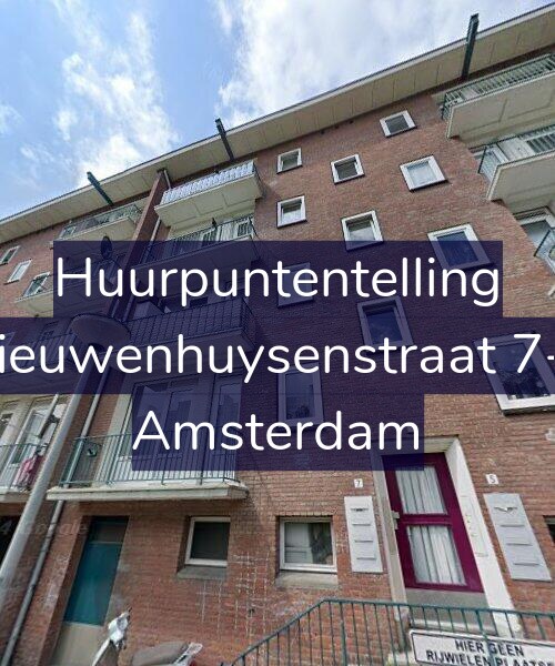 Foto gevel Huurpuntentelling voor Nieuwenhuysenstraat 7-1, Amsterdam