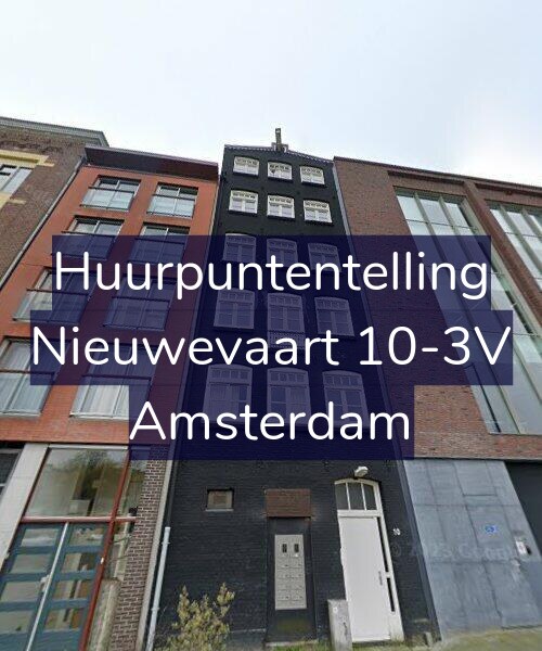 Foto gevel Huurpuntentelling voor Nieuwevaart 10-3V, Amsterdam