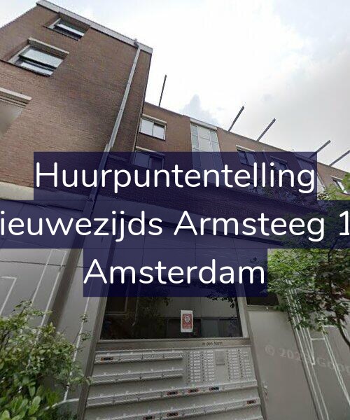 Foto gevel Huurpuntentelling voor Nieuwezijds Armsteeg 15, Amsterdam