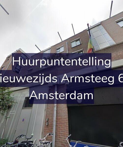 Foto gevel Huurpuntentelling voor Nieuwezijds Armsteeg 61, Amsterdam