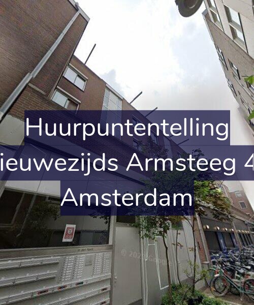 Foto gevel Huurpuntentelling voor Nieuwezijds Armsteeg 41, Amsterdam