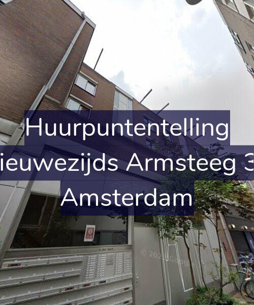 Foto gevel Huurpuntentelling voor Nieuwezijds Armsteeg 35, Amsterdam