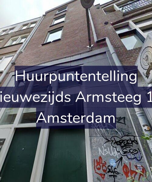 Foto gevel Huurpuntentelling voor Nieuwezijds Armsteeg 16, Amsterdam