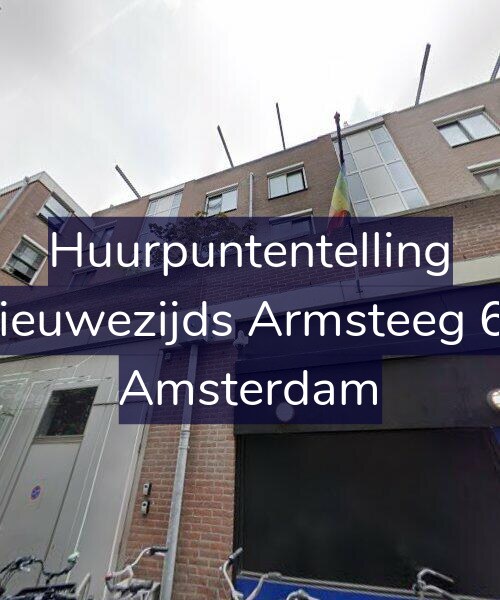 Foto gevel Huurpuntentelling voor Nieuwezijds Armsteeg 65, Amsterdam