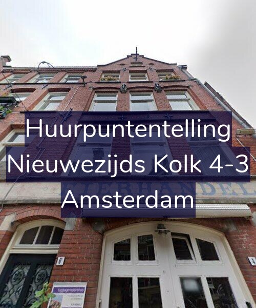 Foto gevel Huurpuntentelling voor Nieuwezijds Kolk 4-3, Amsterdam