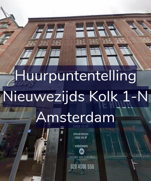 Foto gevel Huurpuntentelling voor Nieuwezijds Kolk 1-N, Amsterdam