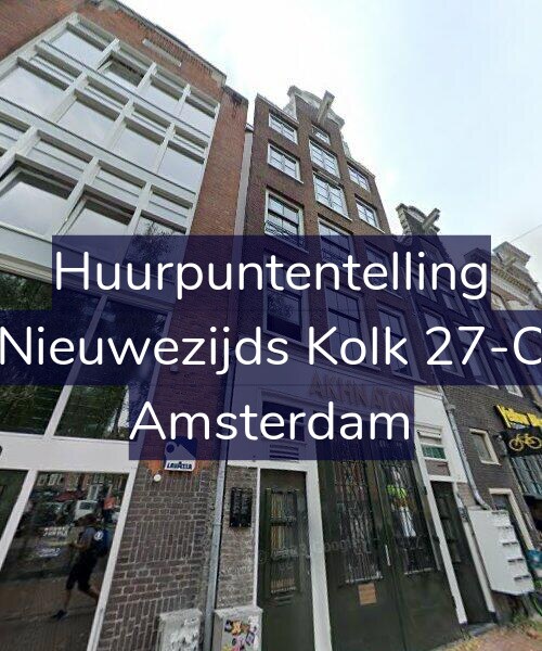 Foto gevel Huurpuntentelling voor Nieuwezijds Kolk 27-C, Amsterdam