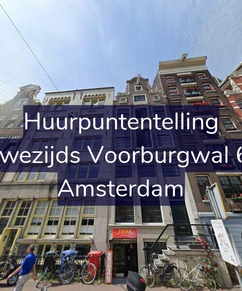 Foto gevel Huurpuntentelling voor Nieuwezijds Voorburgwal 66-H, Amsterdam
