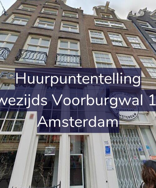 Foto gevel Huurpuntentelling voor Nieuwezijds Voorburgwal 117-A, Amsterdam