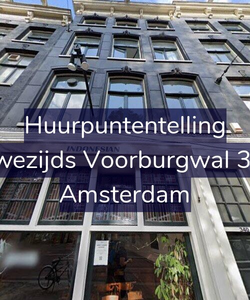 Foto gevel Huurpuntentelling voor Nieuwezijds Voorburgwal 340-A, Amsterdam