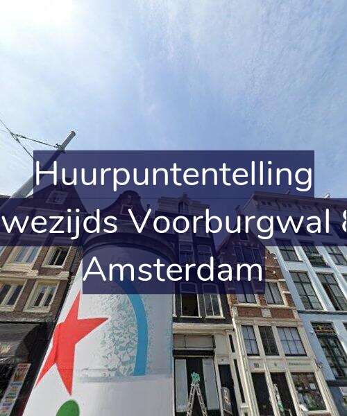 Foto gevel Huurpuntentelling voor Nieuwezijds Voorburgwal 82-3, Amsterdam