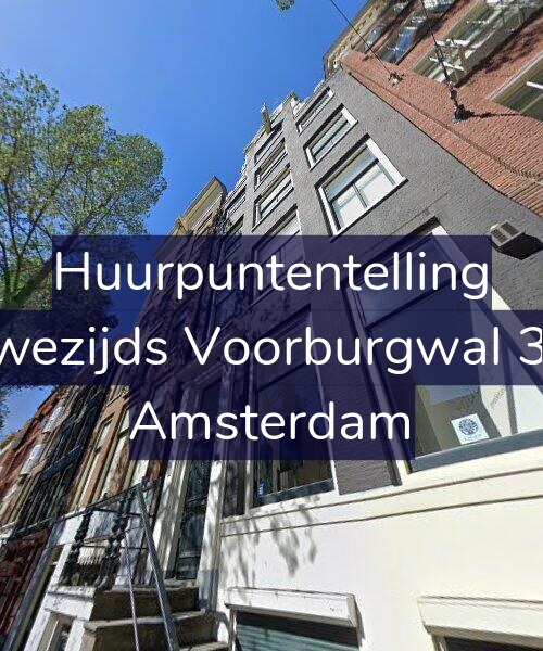 Foto gevel Huurpuntentelling voor Nieuwezijds Voorburgwal 316-2, Amsterdam