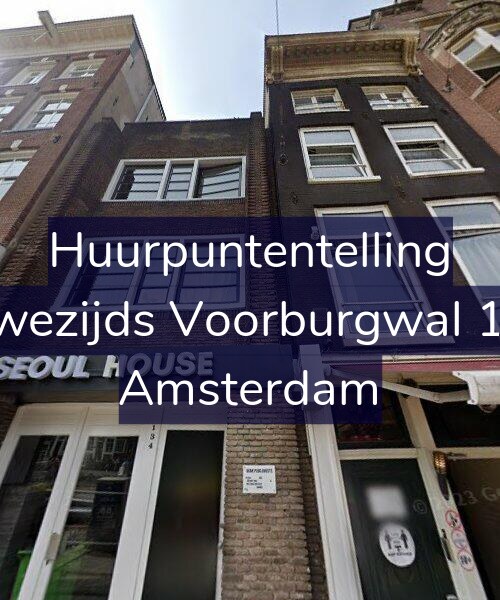 Foto gevel Huurpuntentelling voor Nieuwezijds Voorburgwal 134-3, Amsterdam