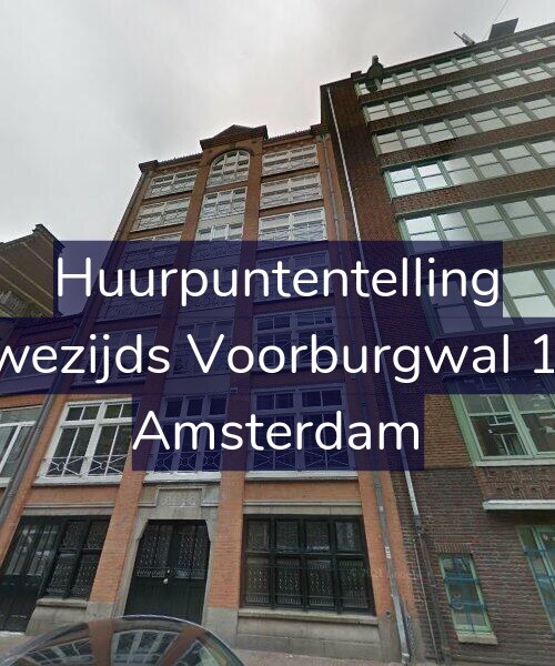 Foto gevel Huurpuntentelling voor Nieuwezijds Voorburgwal 118-K, Amsterdam