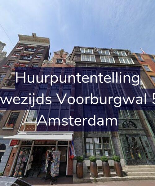 Foto gevel Huurpuntentelling voor Nieuwezijds Voorburgwal 56-A, Amsterdam