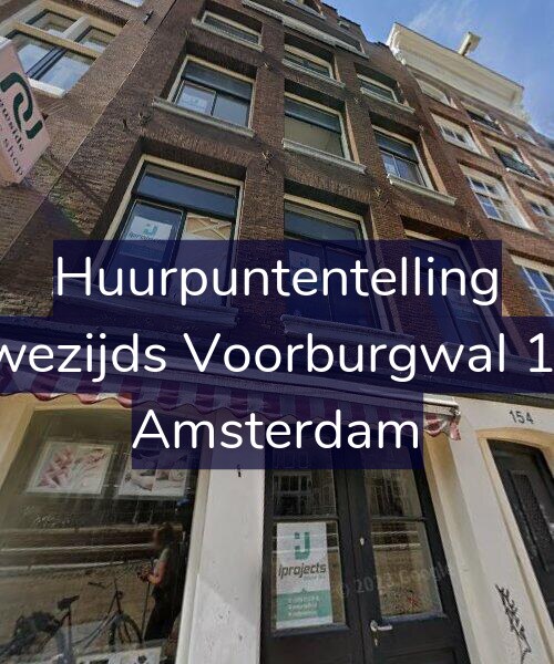 Foto gevel Huurpuntentelling voor Nieuwezijds Voorburgwal 154-D, Amsterdam