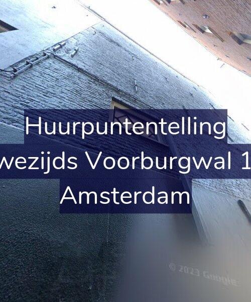 Foto gevel Huurpuntentelling voor Nieuwezijds Voorburgwal 140-2, Amsterdam