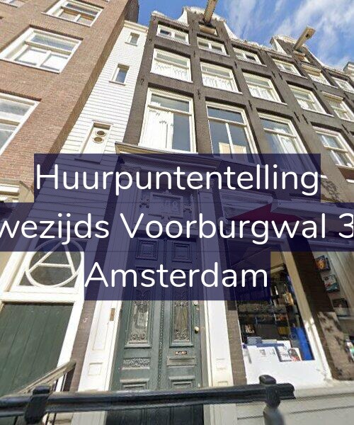 Foto gevel Huurpuntentelling voor Nieuwezijds Voorburgwal 348-1, Amsterdam