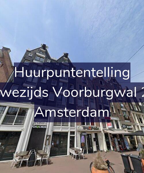 Foto gevel Huurpuntentelling voor Nieuwezijds Voorburgwal 22-B, Amsterdam