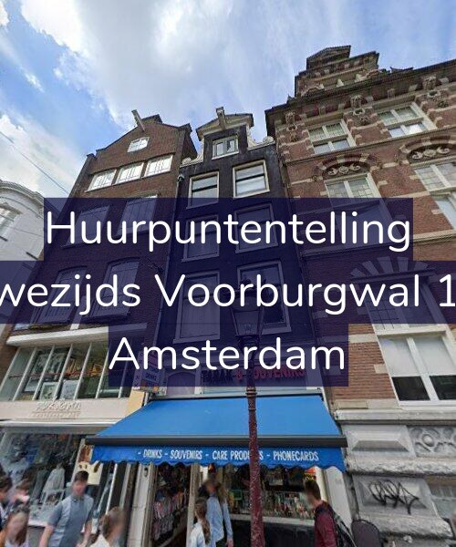 Foto gevel Huurpuntentelling voor Nieuwezijds Voorburgwal 172-1, Amsterdam