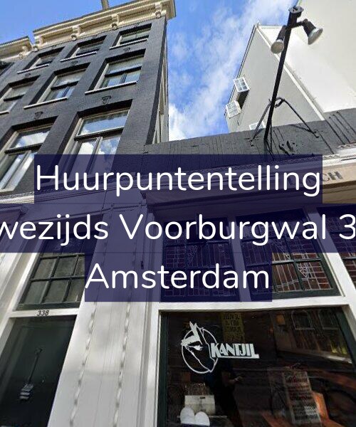 Foto gevel Huurpuntentelling voor Nieuwezijds Voorburgwal 338-C, Amsterdam