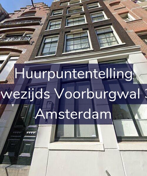 Foto gevel Huurpuntentelling voor Nieuwezijds Voorburgwal 38-3, Amsterdam