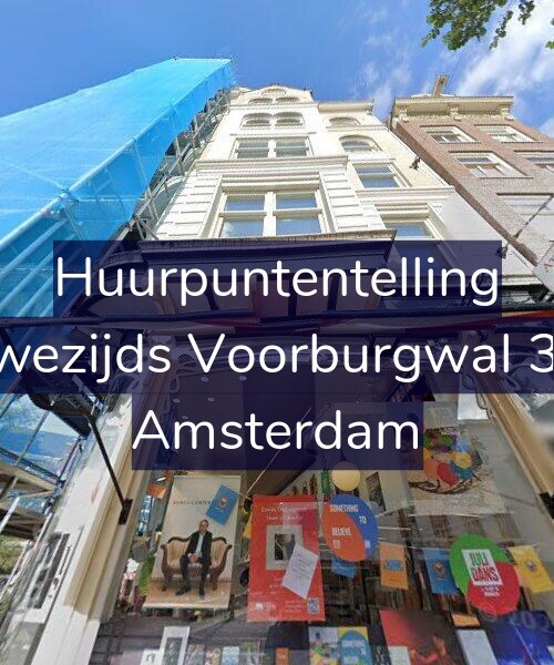 Foto gevel Huurpuntentelling voor Nieuwezijds Voorburgwal 352-3, Amsterdam