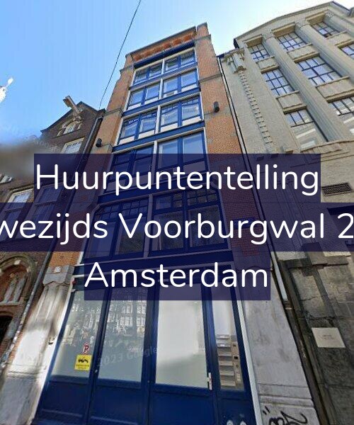 Foto gevel Huurpuntentelling voor Nieuwezijds Voorburgwal 299-C, Amsterdam