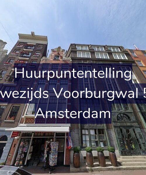 Foto gevel Huurpuntentelling voor Nieuwezijds Voorburgwal 56-G, Amsterdam