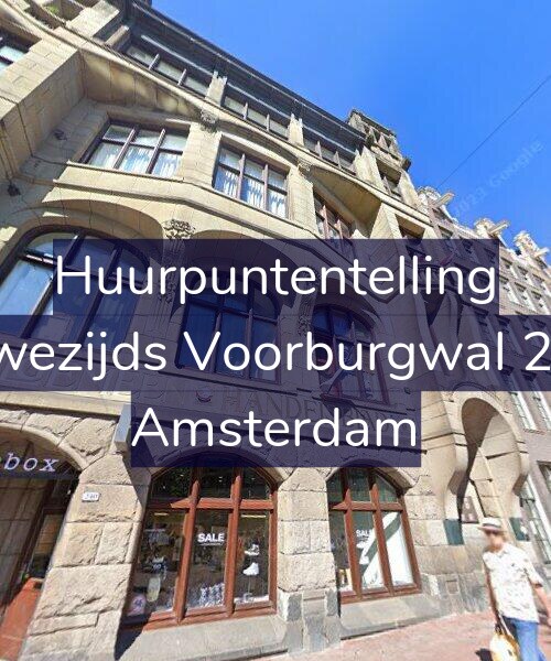 Foto gevel Huurpuntentelling voor Nieuwezijds Voorburgwal 238-A, Amsterdam