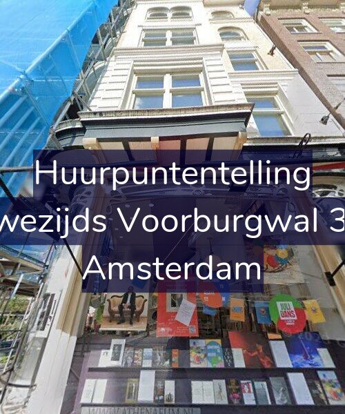 Foto gevel Huurpuntentelling voor Nieuwezijds Voorburgwal 352-4, Amsterdam