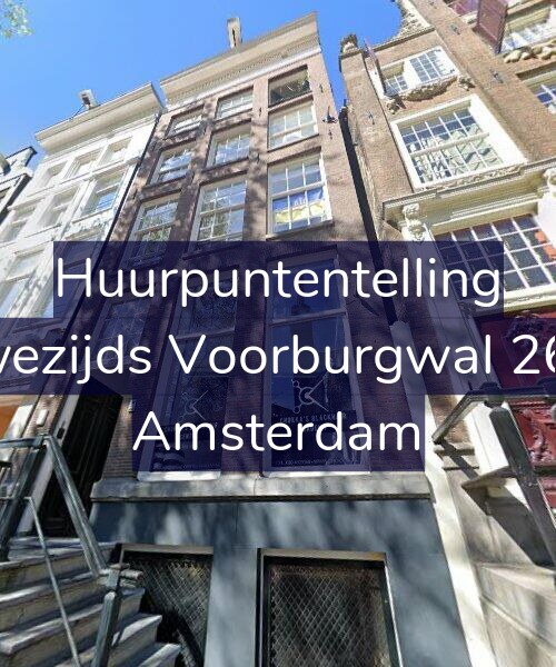 Foto gevel Huurpuntentelling voor Nieuwezijds Voorburgwal 266-1V, Amsterdam