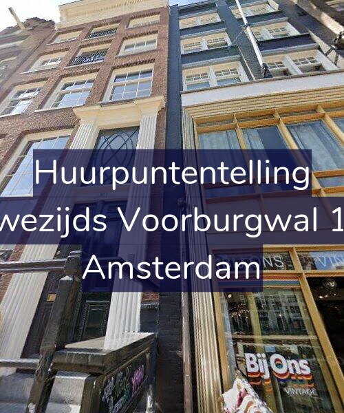 Foto gevel Huurpuntentelling voor Nieuwezijds Voorburgwal 152-F, Amsterdam