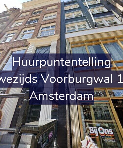 Foto gevel Huurpuntentelling voor Nieuwezijds Voorburgwal 152-G, Amsterdam