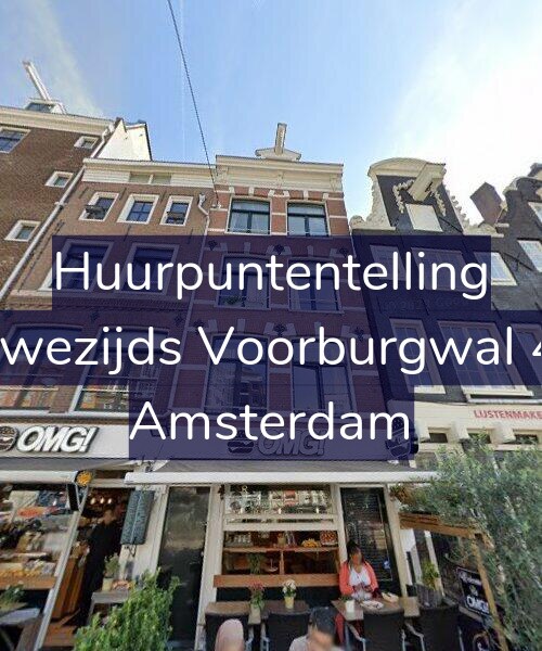 Foto gevel Huurpuntentelling voor Nieuwezijds Voorburgwal 43-B, Amsterdam