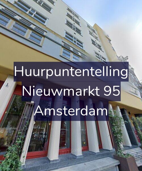 Foto gevel Huurpuntentelling voor Nieuwmarkt 95, Amsterdam