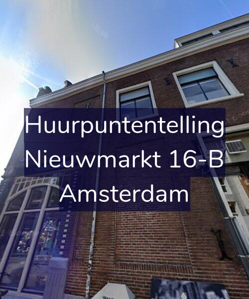 Foto gevel Huurpuntentelling voor Nieuwmarkt 16-B, Amsterdam
