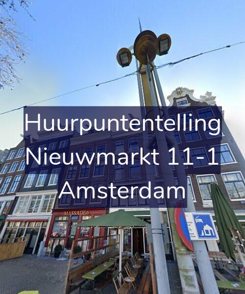Foto gevel Huurpuntentelling voor Nieuwmarkt 11-1, Amsterdam