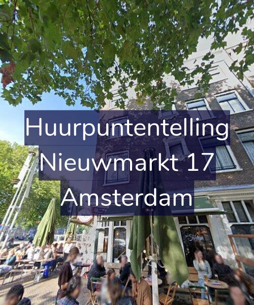 Foto gevel Huurpuntentelling voor Nieuwmarkt 17, Amsterdam