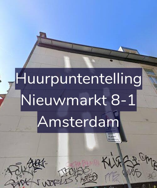 Foto gevel Huurpuntentelling voor Nieuwmarkt 8-1, Amsterdam