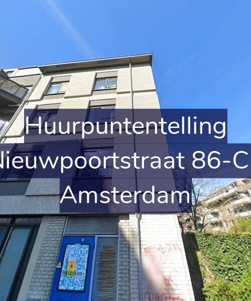 Foto gevel Huurpuntentelling voor Nieuwpoortstraat 86-C1, Amsterdam
