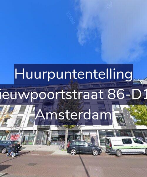 Foto gevel Huurpuntentelling voor Nieuwpoortstraat 86-D18, Amsterdam