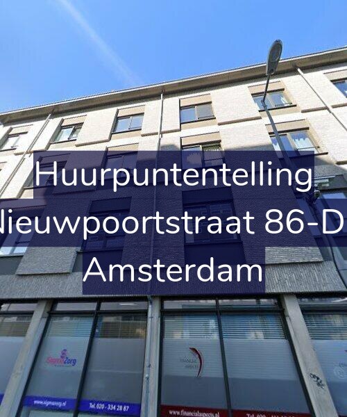 Foto gevel Huurpuntentelling voor Nieuwpoortstraat 86-D7, Amsterdam