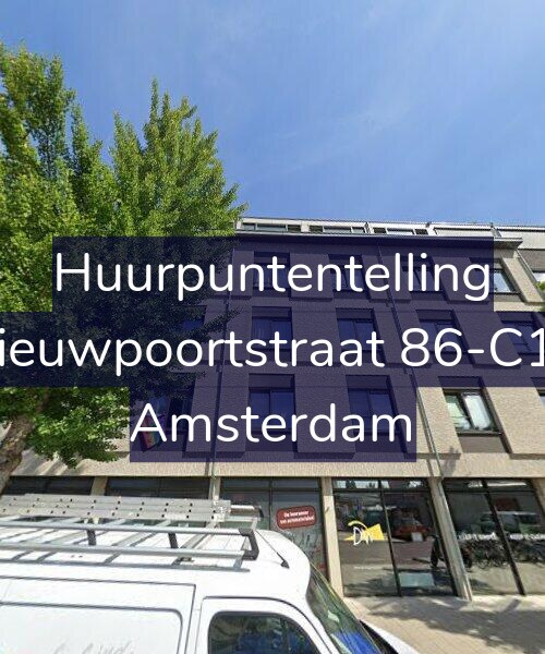 Foto gevel Huurpuntentelling voor Nieuwpoortstraat 86-C18, Amsterdam