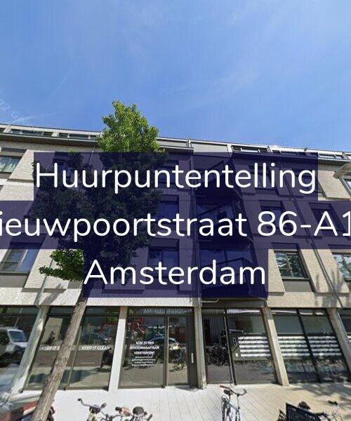 Foto gevel Huurpuntentelling voor Nieuwpoortstraat 86-A13, Amsterdam
