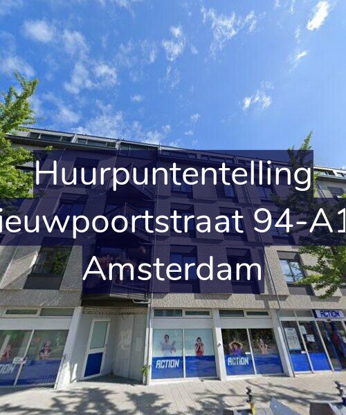 Foto gevel Huurpuntentelling voor Nieuwpoortstraat 94-A10, Amsterdam