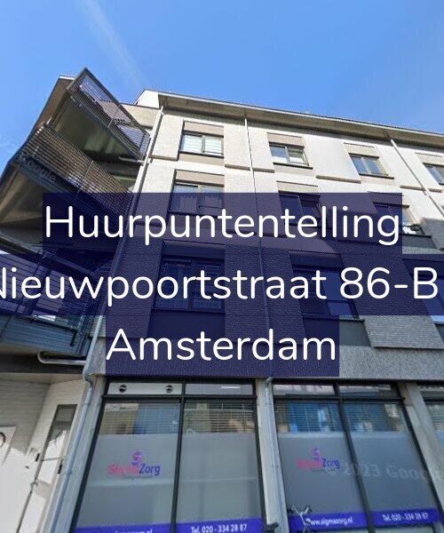 Foto gevel Huurpuntentelling voor Nieuwpoortstraat 86-B7, Amsterdam