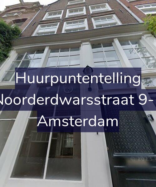 Foto gevel Huurpuntentelling voor Noorderdwarsstraat 9-1, Amsterdam