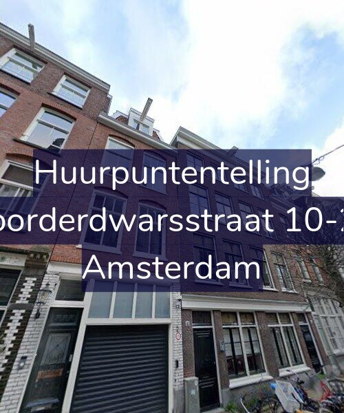 Foto gevel Huurpuntentelling voor Noorderdwarsstraat 10-2R, Amsterdam
